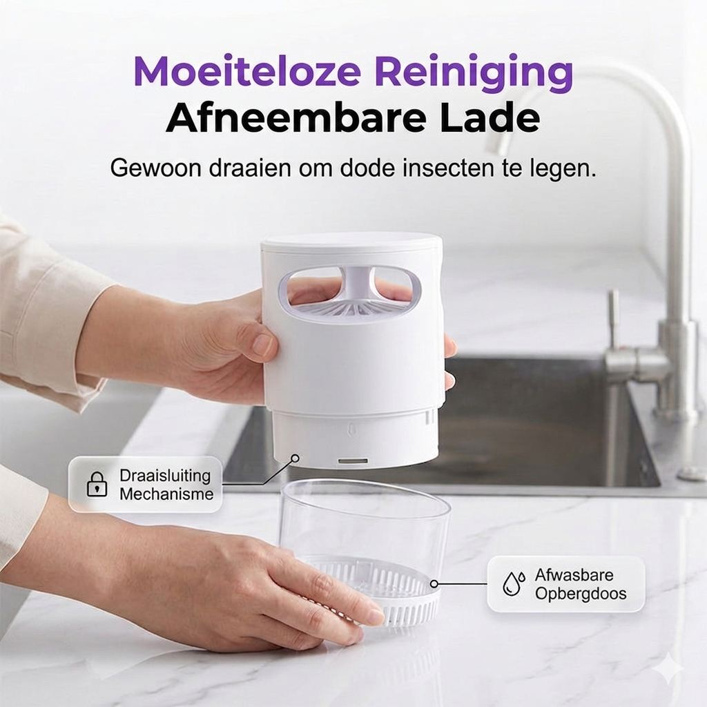 LuméBuzz — UV Muggenlamp Geruisloos & Chemievrij