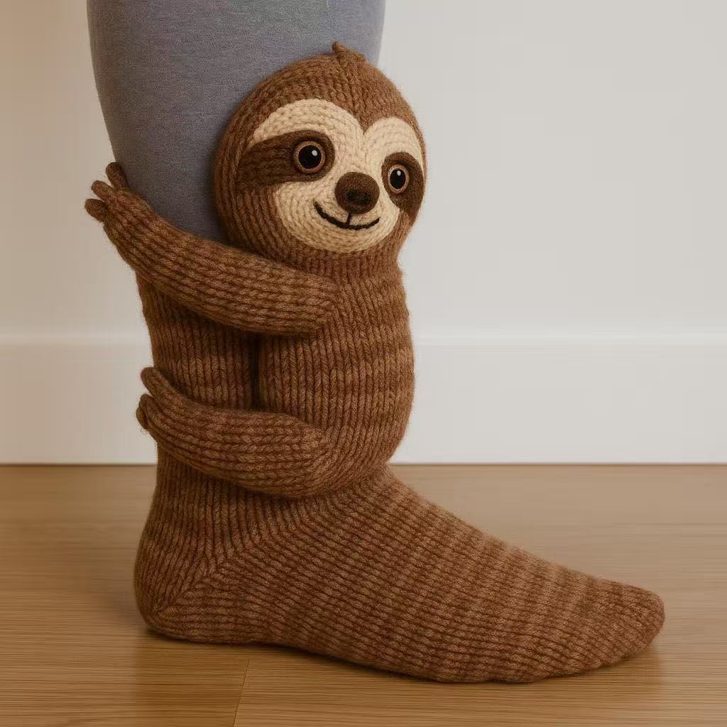 KnuffelSokken Warme Dierensokken