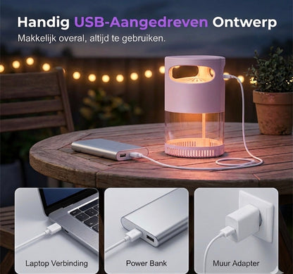 LuméBuzz — UV Muggenlamp Geruisloos & Chemievrij