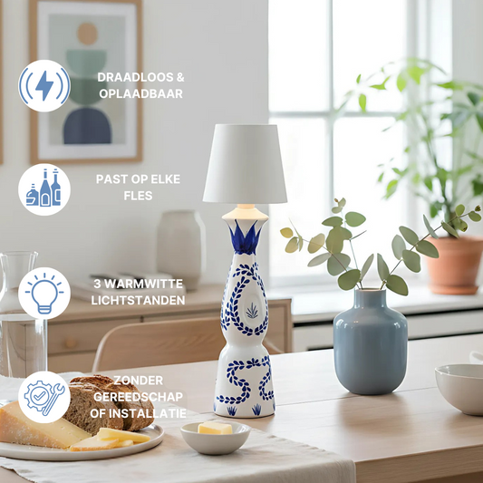 BottleGlow Draadloze Fleslamp