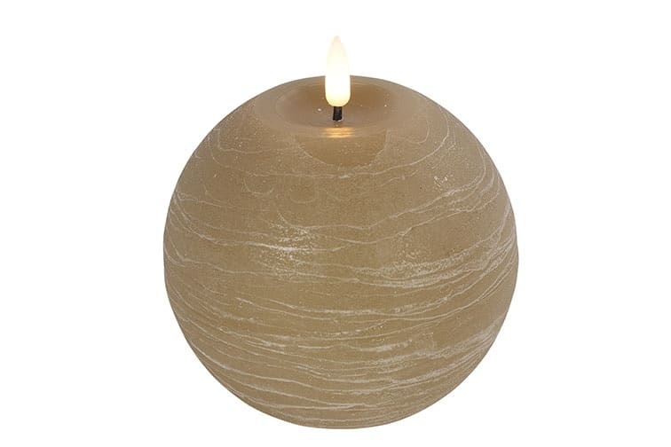 LuméKaars LED Sfeerkaars Beige