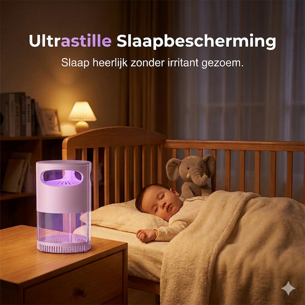 LuméBuzz — UV Muggenlamp Geruisloos & Chemievrij