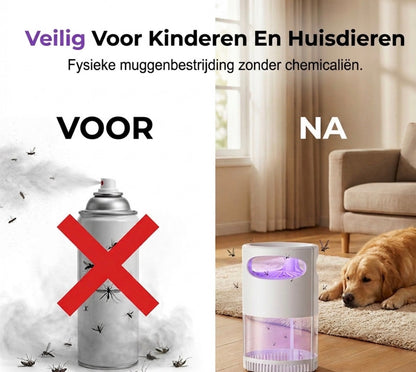 LuméBuzz — UV Muggenlamp Geruisloos & Chemievrij