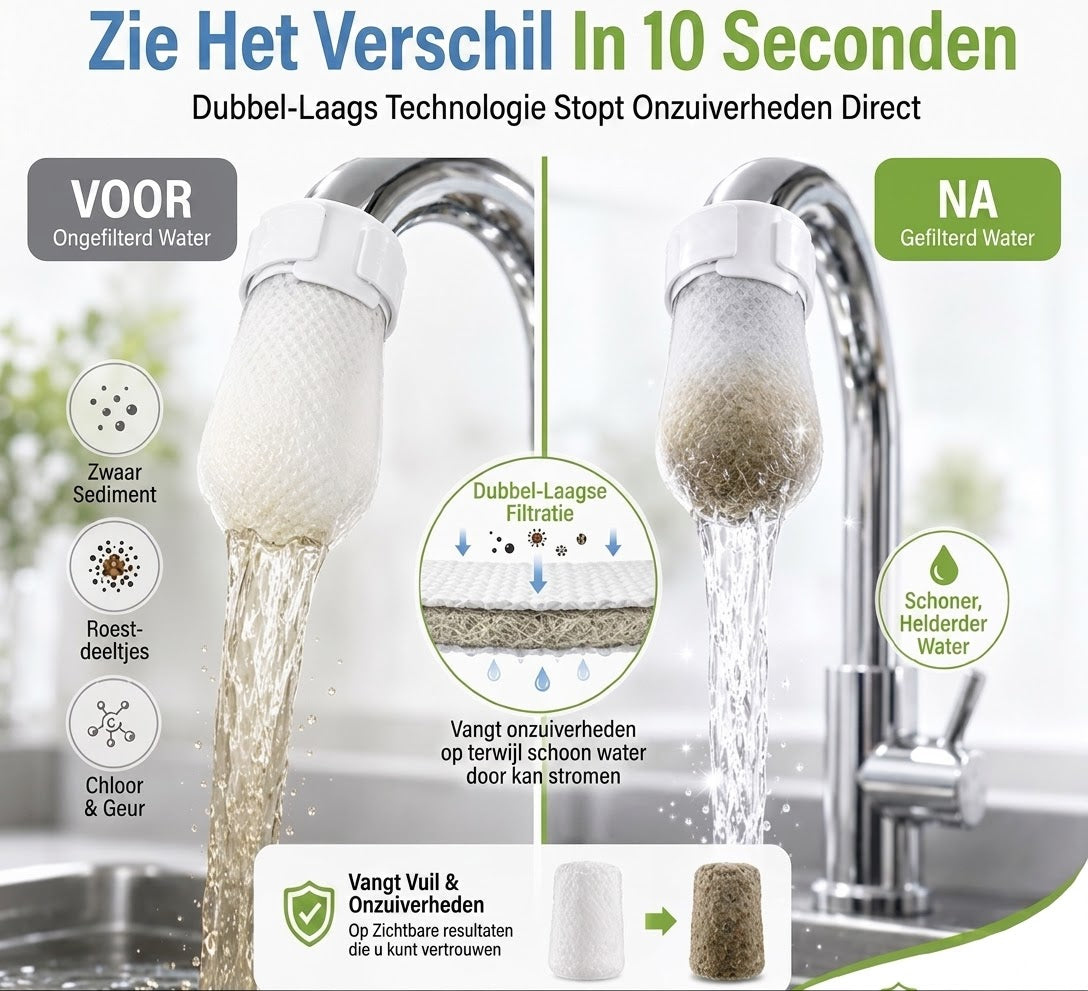 Anti-Splash Kitchen Faucet Filter
