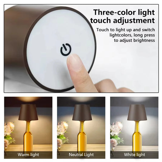 LED Sfeerkaars Bol Beige