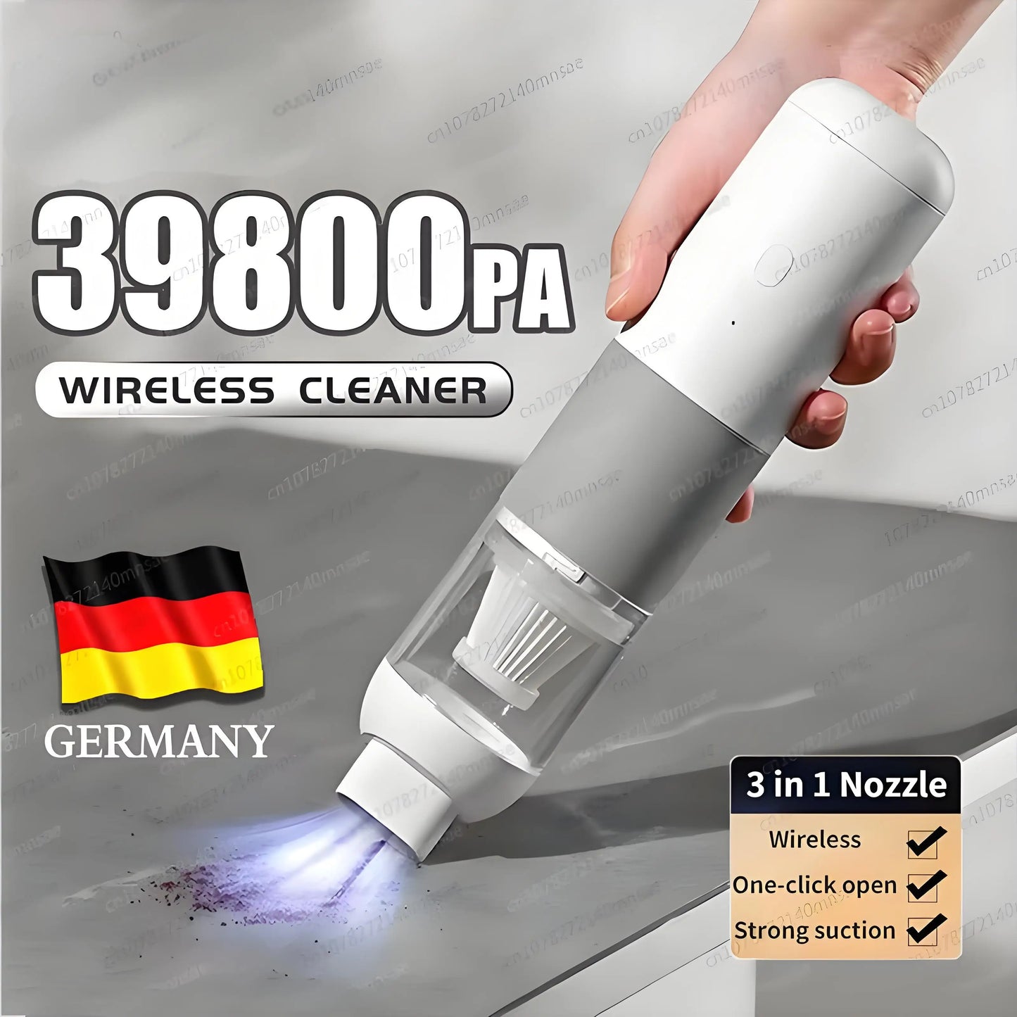 LuméVac mini stofzuiger auto