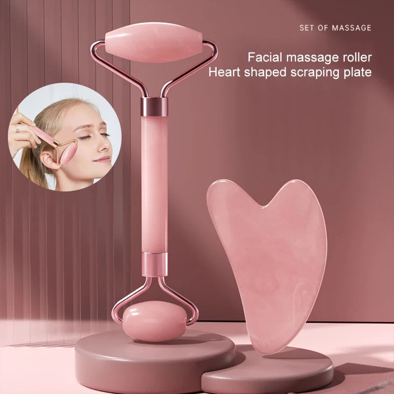 LuméGlow ice roller stainless steel face