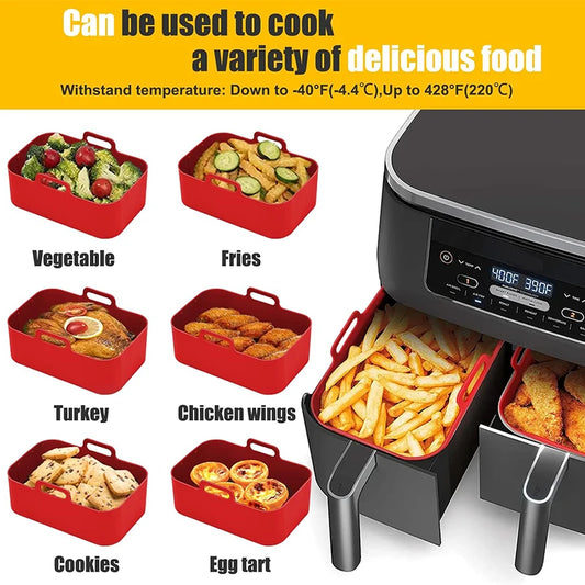 LuméFry siliconen airfryer liner rond