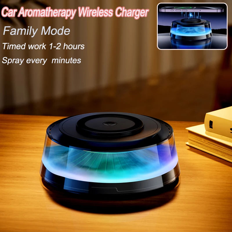 LuméMist mini aroma diffuser LED hout