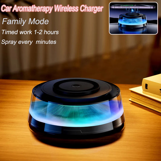 LuméMist mini aroma diffuser LED hout