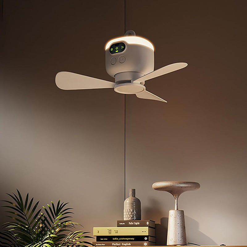 LuméBreeze — Oplaadbare Plafondventilator met LED-verlichting