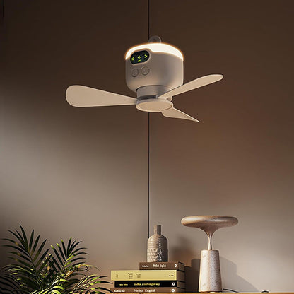 LuméBreeze — Oplaadbare Plafondventilator met LED-verlichting