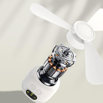 LuméBreeze — Oplaadbare Plafondventilator met LED-verlichting